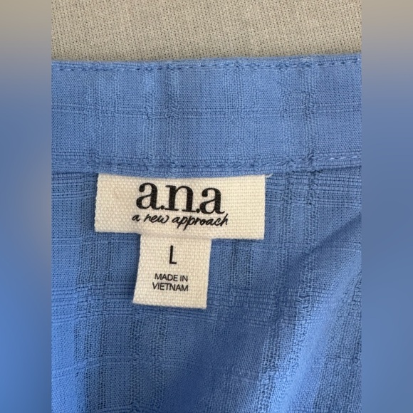 a.n.a Light Blue Button-Up Blouse - Picture 8 of 15